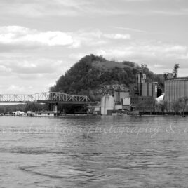bridge and bluff two fine art print heather oelschlager black and white