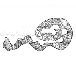 horizon moves line art drawing print heather oelschlager