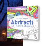coloring book of abstracts and quirky collages cover heather oelschlager
